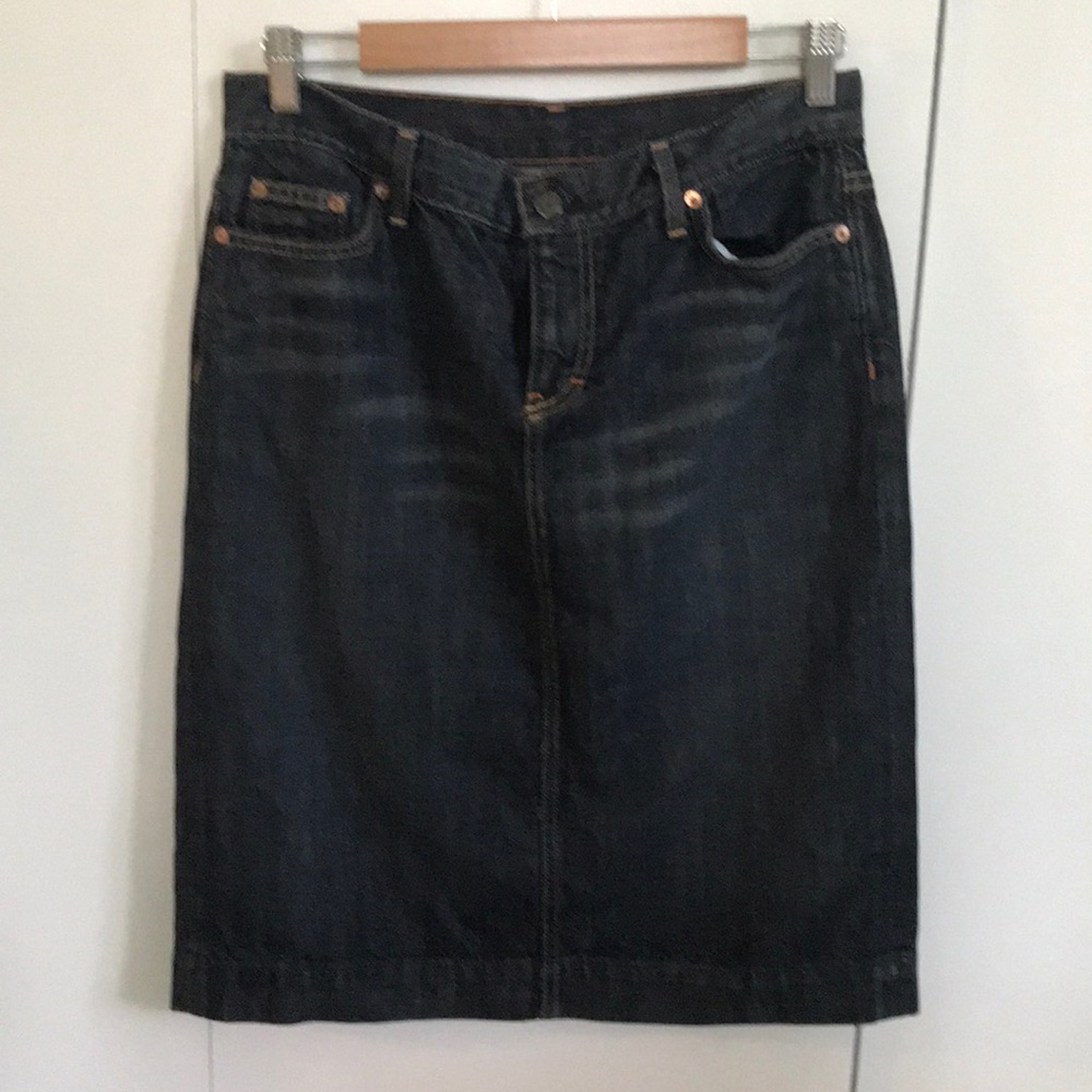 J crew jean skirt!